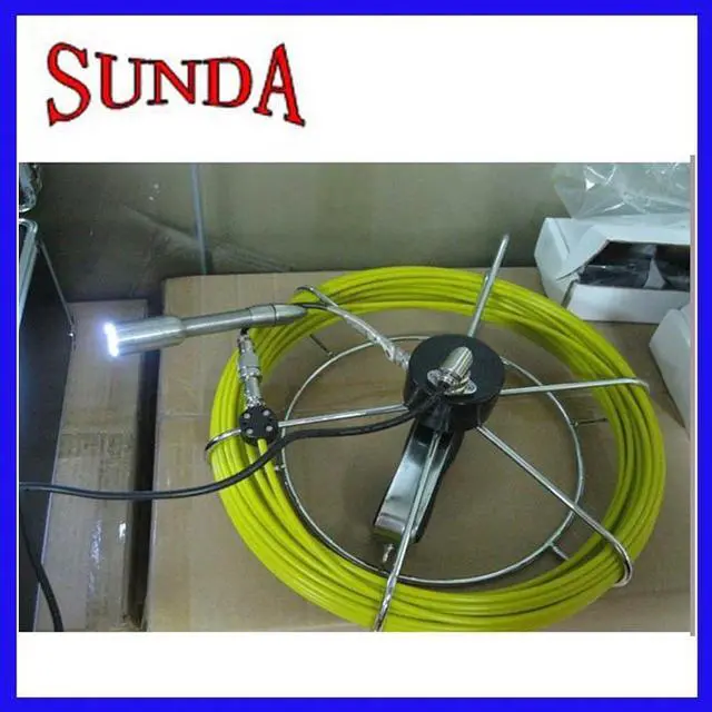 Alt view image 4 of 5 - 50m CCTV pipe inspection video camera system,underwater well pipe inspection camera 7inch LCD screen 23mm camera head waterproof