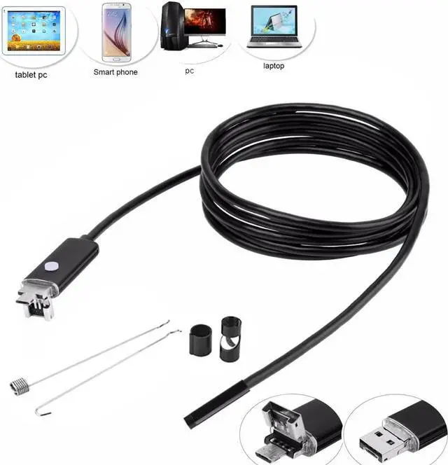 Main image of 5.5mm/7mm 1M 2M 5M 10M USB Cable Waterproof 6LED Android Endoscope USB Endoscope Inspection Camera Borescope