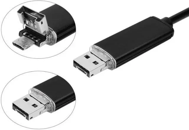 Alt view image 5 of 5 - 7mm 2M 5M TYPE C USB Mini Endoscope Camera Flexible Hard Cable Snake Borescope Inspection Camera for Android Smartphone PC