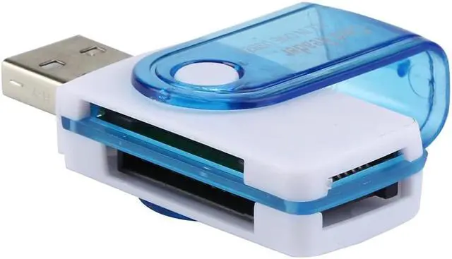 Alt view image 2 of 5 - 2019 New USB 2.0 All in one Multi Memory Card Reader for Micro SD/TF M2 MMC SDHC MS Duo #T2