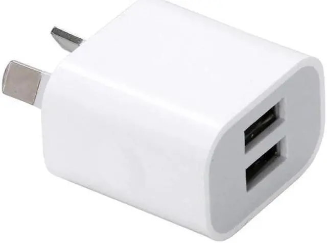 Main image of Universal Wall Charger USB Adapter Australian Standard Wide Voltage Input 5V 2.1 A Power Plug Dual USB
