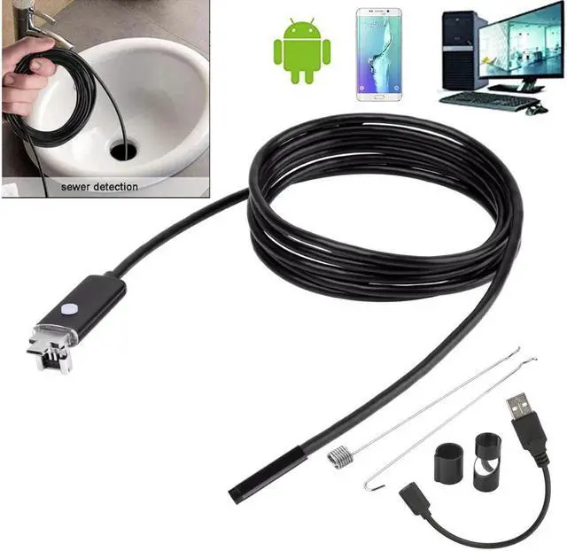 Main image of 5.5mm 7mm 1M 2M USB Cable Waterproof 6LED Android Endoscope 1/9 CMOS Mini USB Endoscope Inspection Camera Borescope