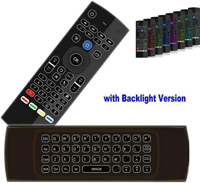 Alt view image 3 of 5 - TK3 backlight Microphone 2.4G Air Mouse Mini Keyboard 44 IR Learning for Android Smart TV Box PK MX3 t3 Remote control