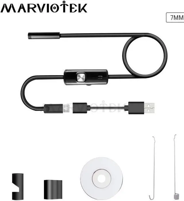Main image of Endoscope 7mm Len USB Android Endoscope Camera  Waterproof Snake Tube Micro USB OTG Inspection Borescope Car Endoscope