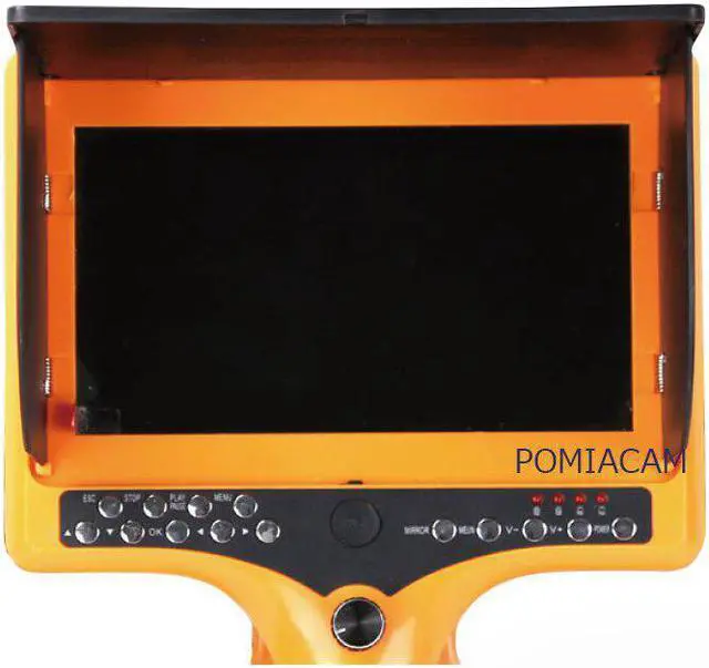 Alt view image 5 of 5 - Sewer Camera with Distance Counter and DVR/Portable Endoscope Inspection Camera 7DH 20M/65FT Cable 7inch 1000TVL