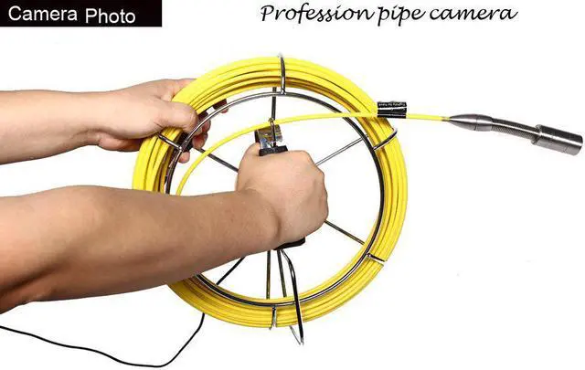 Alt view image 2 of 3 - 10inch meter counter DVR Snake Video Endoscope Camera Pipe Drain Sewer Well Wall Underwater Inspection Camera System