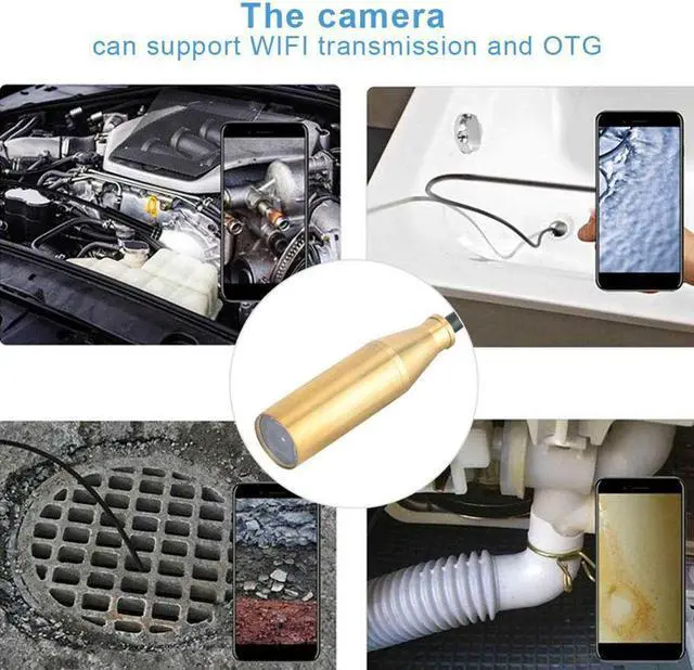 Alt view image 5 of 5 - Endoscope 1080P IP67 Waterproof HD Borescope Flexible Inspection Snake Camera 6 LED Lights for Android Phone PC Smartphone