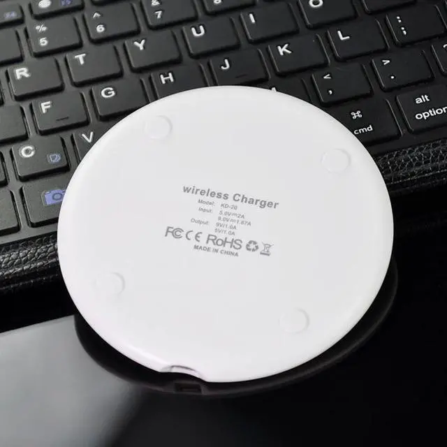 Alt view image 5 of 5 - 10W Fast Wireless Charger For   Visible USB Qi Charging Pad For IPhone X XS 11pro Adapter Receiver Chargeur TXTB1