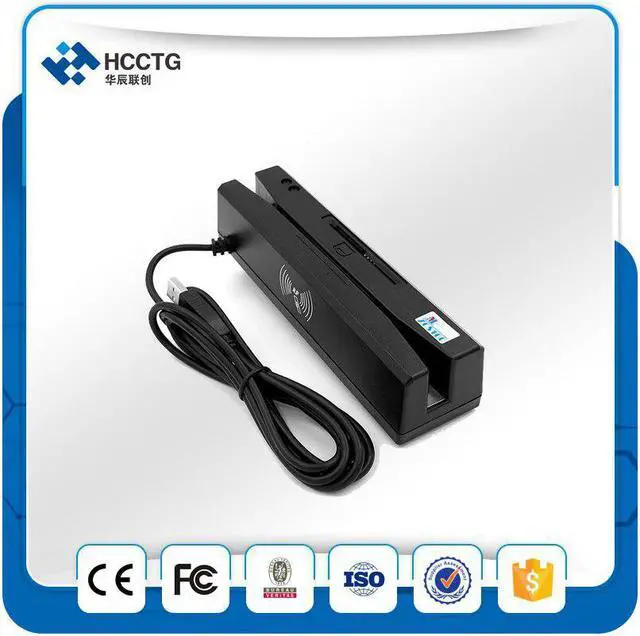 Alt view image 4 of 5 - 2016 New design android usb magnetic card reader HCC110 1/2/3tracks mini Magnetic Stripe card Reader