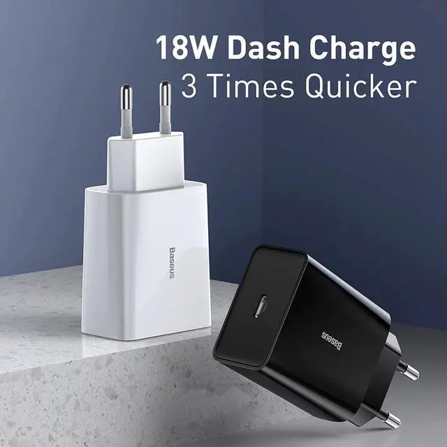 Alt view image 3 of 5 - Mini USB Charger 18W Quick Charge 3.0 For iPhone11 XS XR  Fast Charge PD3.0 AFC FCP For  S10 Phone Quick Charger