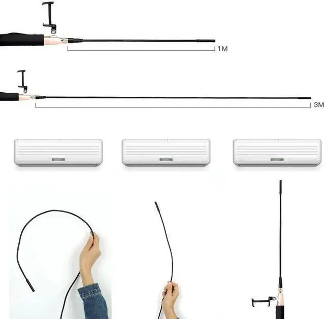 Alt view image 3 of 5 - 8MM 1080P HD Wifi Handheld Endoscope Waterproof Wireless IP Camera USB Inspection Endoscopio For Android Phone with gift box