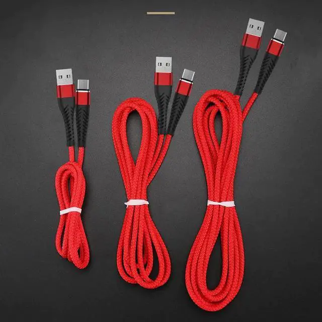 Alt view image 5 of 5 - Fast Charging USB Type C Cable Fast Charger Data Transfer Data Long Wire USB Cable Mole Phone Cable USB Cord