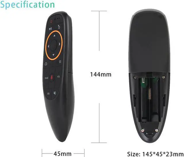 Alt view image 3 of 5 - [6PCS] G10 G10S Googel Voice Search Air Mouse Android TV Box support  Assistant Linux Windows