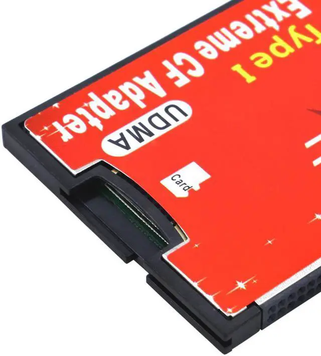 Alt view image 2 of 5 - Micro SD TF to CF Card Adapter For MicroSD/HC to Compact Flash Type I Memory Card Reader Converter For Camera