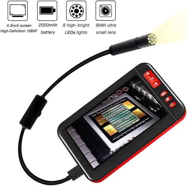 Main image of Camera Industrial Endoscope HD 1920x1080 Borescope Inspection Camera Plug And Play Endoscope Camera Endoscope For Cars