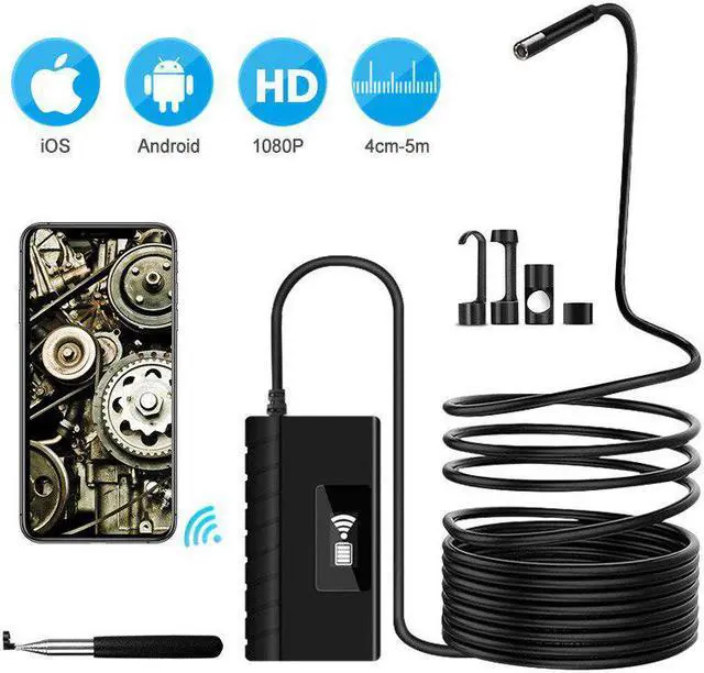 Main image of 5.5mm 1080PHD Wifi Inspection Camera WiFi Borescope with 6 LED Lights Waterproof Endoscope for Android iOS Iphone