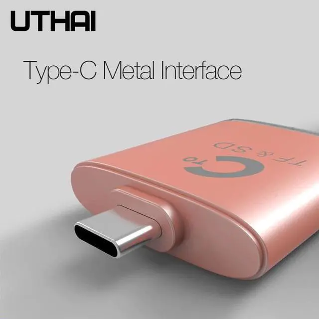 Alt view image 3 of 5 - C26 TF SD Card to Type C card reader for Micro SD & SD cardreaders  2 in 1 USB C Adapter for HUAWEI Macbook Android 7 8