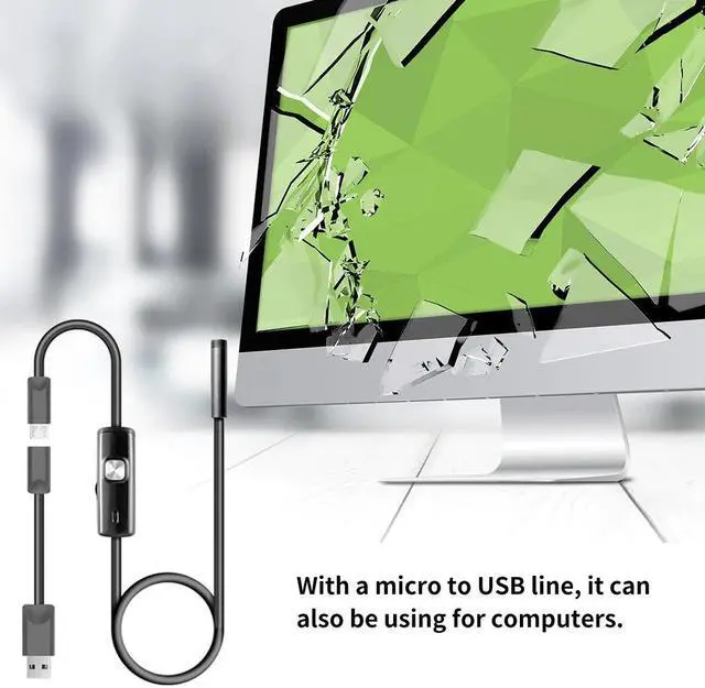 Main image of 1M/1.5M/2M/3.5M 7mm Lens HD 480P USB OTG Snake Endoscope Waterproof 6 LEDs Inspection Pipe Camera Borescope For Android Phone PC