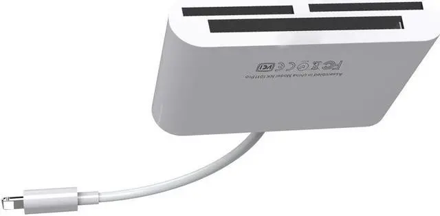 Alt view image 5 of 5 - 6in1 SD TF SDHC CF XD M2 Card Reader Charging Adapter for IPhone X XS MAX XR 11 Pro Max 12 13 5 5S 6 7 8 Plus For iPad