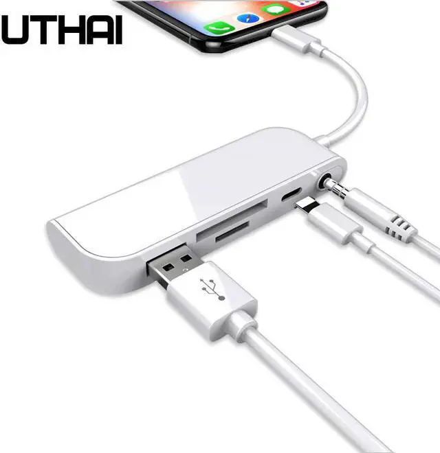 Main image of C16 Multi In 1 Card Reader Lightning To SD USB Adapter For iphone 8 X 11 usb3.0 Converter TF CF SD Card reading All in 1