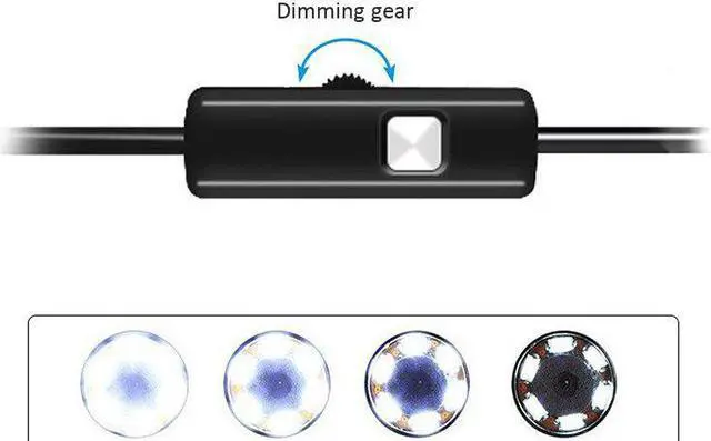 Alt view image 3 of 5 - USB Endoscope, HD Inspection Camera , IP67 Waterproof 6 LED Borescope with 5.5mm Probe