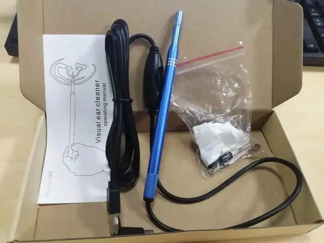 Alt view image 4 of 5 - 3.9mm WiFi Ear Otoscope 5MP Ear Inspection Camera Endoscope 5.5mm Ear Cleaner Scope Earwax Removal Kits  for iOS Android Phone