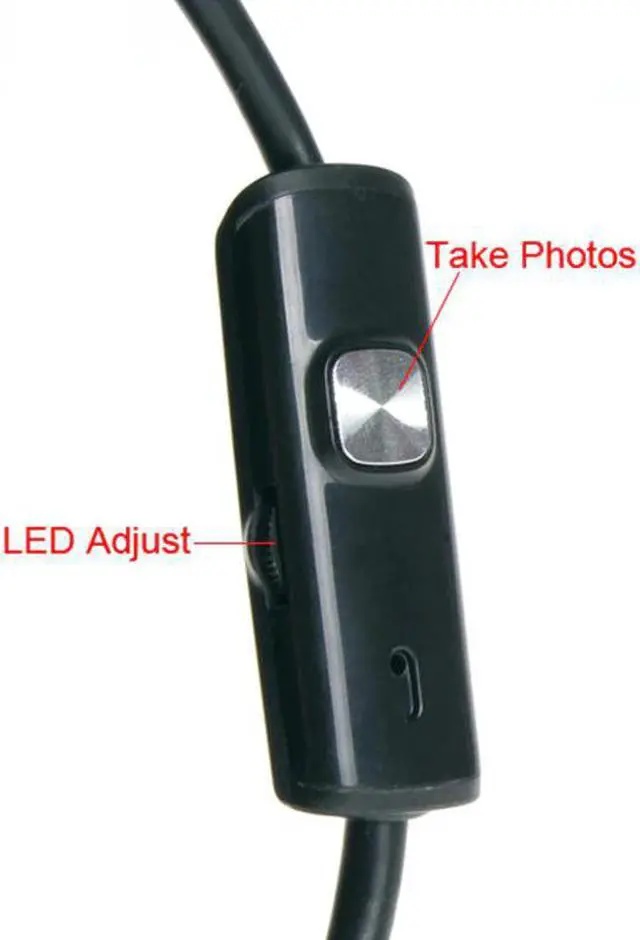 Alt view image 3 of 5 - 7mm Endoscope Micro USB Inspection Borescope Camera for Android PC Flexible IP67 Waterproof Notebook 6leds Adjustable