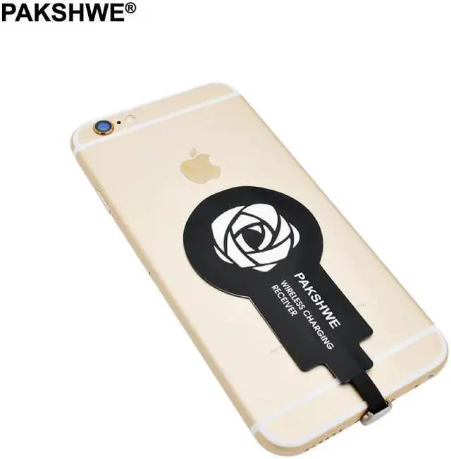 Main image of Qi Wireless Charger Receiver TI Fast Charging for Lightning iPhone 5 5S 5C SE 6S 7 7Plus Android Micro-USB Type-C Phones