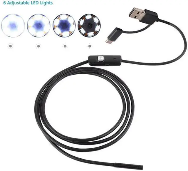 Alt view image 7 of 7 - 720P Mini USB Camera Industrial Endoscope Inspection Camera Endoscopes camera Waterproof With 6 Led for Windows Macbook Phone