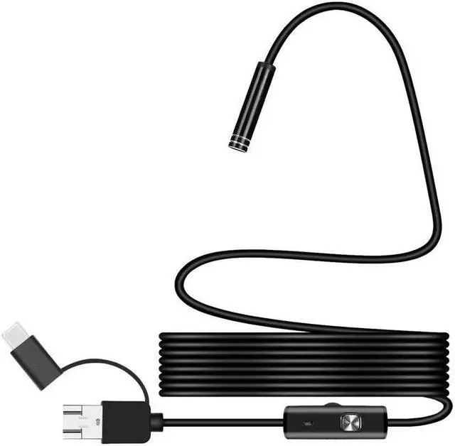 Main image of 5.5mm Ear Spoon Borescope Monitoring Inspection Camera Photos Metal Plastic Inspection Mobile Phones Real-Time Video Endoscope