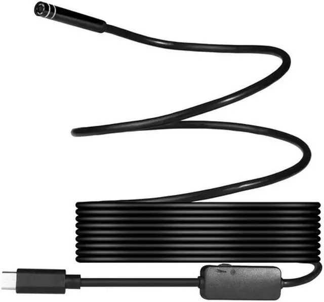 Alt view image 5 of 5 - 8LED 8mm HD720P 3M USB Type-C Android Endoscope Camera Flexible Snake Hard Wire/Cable USB TypeC Pipe Inspection Camera Borescope