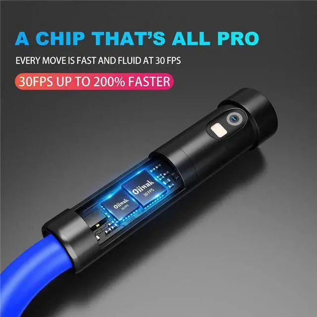 Alt view image 2 of 5 - 8MM Dual-Lens Industrial Endoscope Inspection Camera with 4.3 1080P Display Screen, Borescope Waterproof Snake Camera