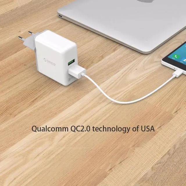 Alt view image 3 of 5 - Dual Port Quick Charger QC 2.0 USB 36W Max Quick Wall Charger For   Mobile Phone Fast Charger
