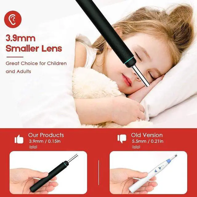 Alt view image 2 of 5 - 3.5mm WiFi Ear Otoscope Wireless HD1080P Digital Endoscope Ear Inspection Camera EarS Cleaning Tool with 6 Led for IOS Android