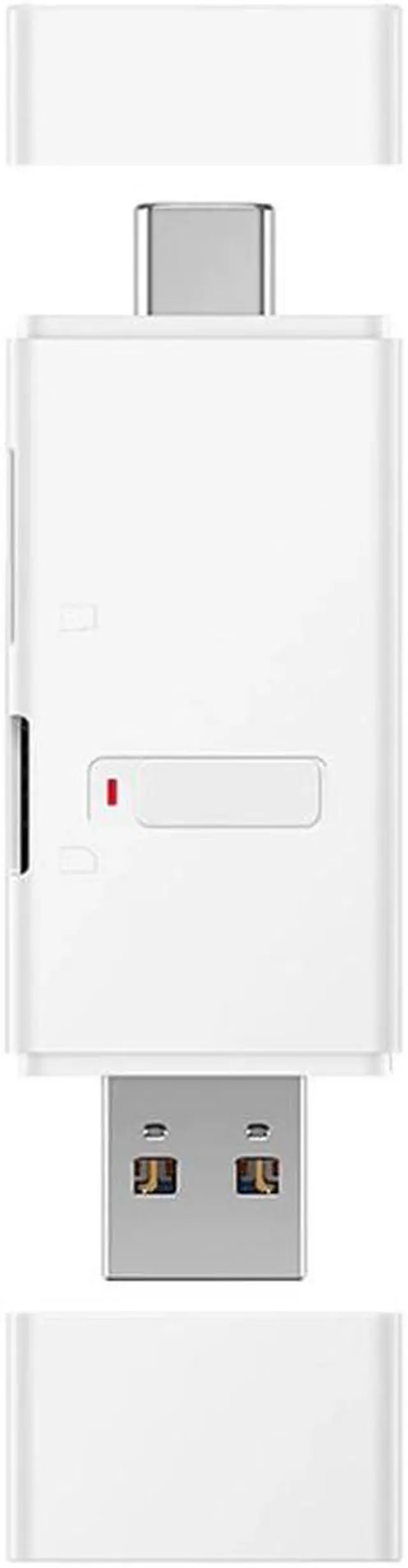 Alt view image 3 of 5 - 2-In-1 Card Reader TF + NM Memory Card OTG Design USB 3.1 Type-C Interface Compact Portable Card Reader for Phone PC