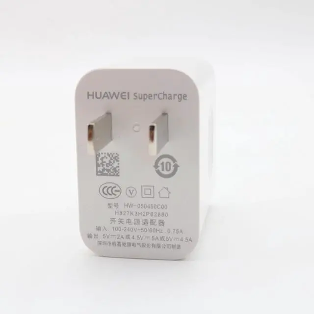 Alt view image 5 of 5 - Original  Supercharge Mate 9 10 20 P10 Plus P20 Pro  20 V20 Fast Super Charger 4.5V5A Type-C USB 3.0 Type C Cable
