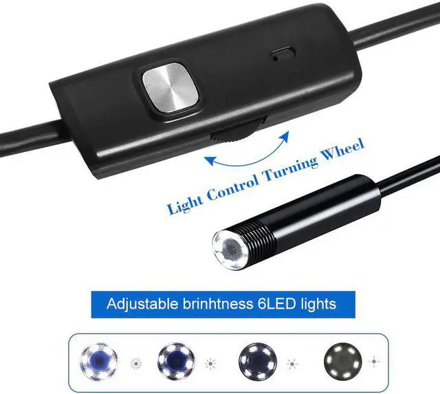 Alt view image 3 of 5 - Endoscope Camera 1200P 2.0Megapixels Inspection Camera 8mm 3.0M USB Endoscope Borescope Camera For Android PC IOS Endoscope