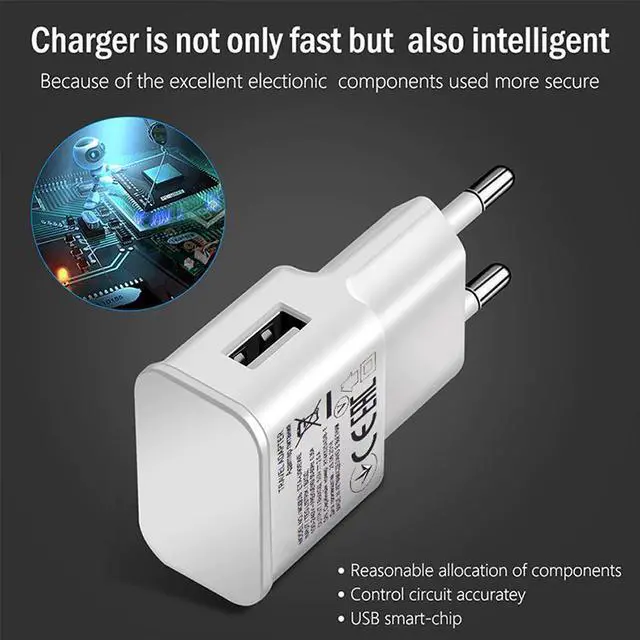 Alt view image 4 of 5 - Quick Charge QC 3.0 Micro USB Phone Chargers Cable Fast Charging Wall Charger for   Redmi Android Micro Cable
