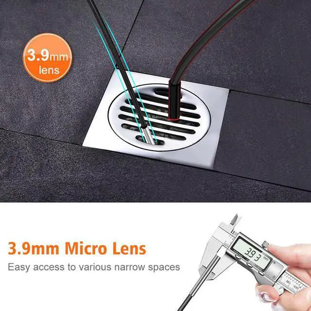Alt view image 5 of 5 - 3.9mm 2.0MP Wireless Inspection Camera IP67 Wifi Endoscope Camera with 6 LED For Android and IOS Smartphone, iPhone, Samsung