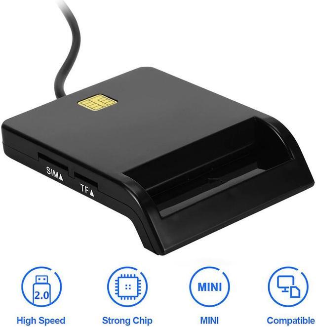 Alt view image 4 of 5 - USB 2.0 Smart Card Reader for Bank Card CAC IC ID SIM DNIE ATM Cardreaders USB-CCID ISO 7816 for Windows 7 8 10 Linux