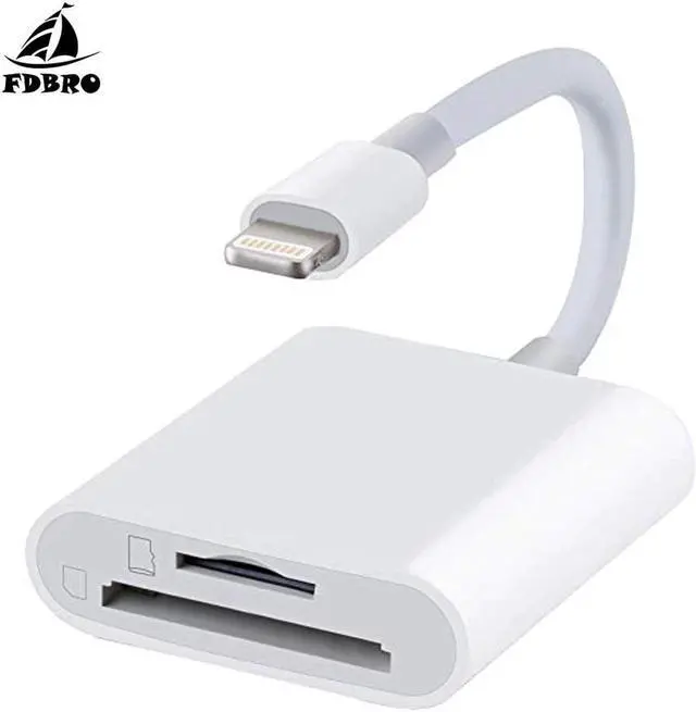 Main image of SD TF Camera Card Reader Digital Kit Compatible OTG Adapter Cable  For iPad Android Device For iPhone iOS 9.2-12