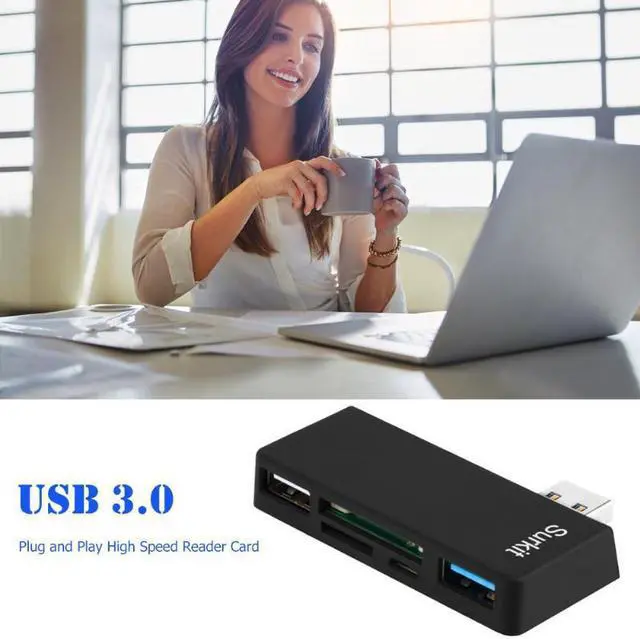 Alt view image 3 of 5 - to Micro/USB2.0/3.0/TF/Memory Card HUB Docking dock Card reader for Microsoft Surface Pro 3/4