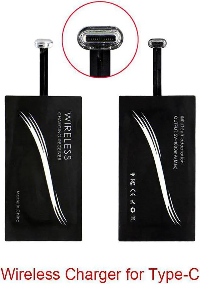 Alt view image 3 of 5 - Wireless Charging Kit Transmitter Charger Adapter Receptor Receiver Pad Coil  Type-C Micro USB kit for iPhone