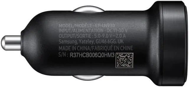 Alt view image 5 of 5 - 15W  Car Charger Mini AFC USB Fast Car Cigeratte Adapter USB-C Cable For Galaxy S8 S9 S10 Plus Note 8 9 10 PRO A50 A70