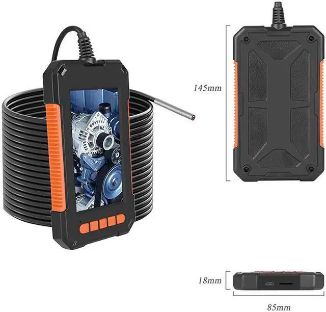 Alt view image 2 of 5 - 3.9mm Industrial Endoscope Camera 1080P HD 4.3IPS Screen Pipe Drain Sewer Duct Inspection Camera IP67 Snake Camera WIth 6 LED