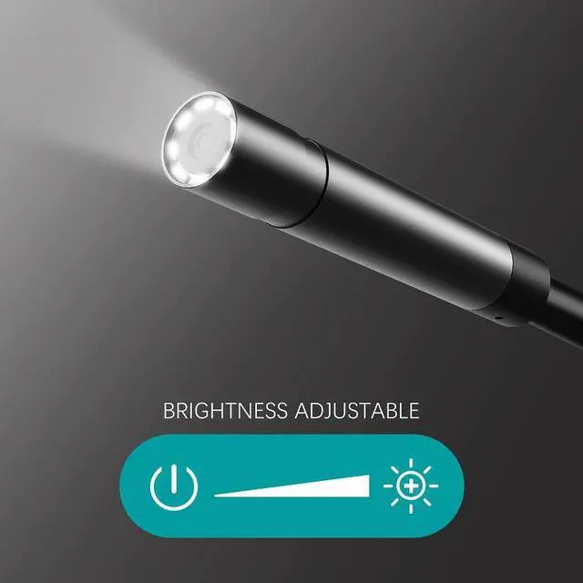 Alt view image 4 of 5 - WIFI Endoscope HD1200P Wifi borescope Inspection Camera Semi-rigid cable IP67 Waterproof 2.0MP 8psc LED For Android and iOS