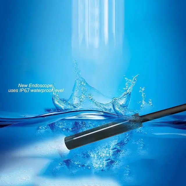 Alt view image 4 of 7 - 23mm Camera DVR industrial pipeline inspection camera IP68 waterproof CCD600 TVL camera With 7-inch Color Monitor