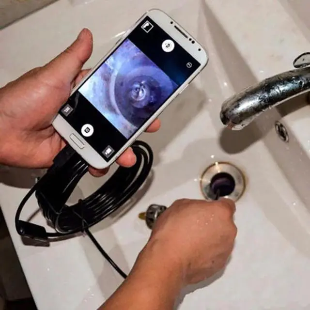 Alt view image 2 of 5 - Camera 5.5MM 2in1 Micro USB Camera Mini Camcorders Waterproof 6 LED Borescope Inspection Camera for Android