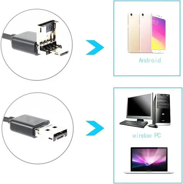Alt view image 4 of 5 - 720p Dental Camera Oral Endoscope 6LED USB Micro-check Oral Inspection Real-time Inspection Camera Or Oscilloscope Dental Cam