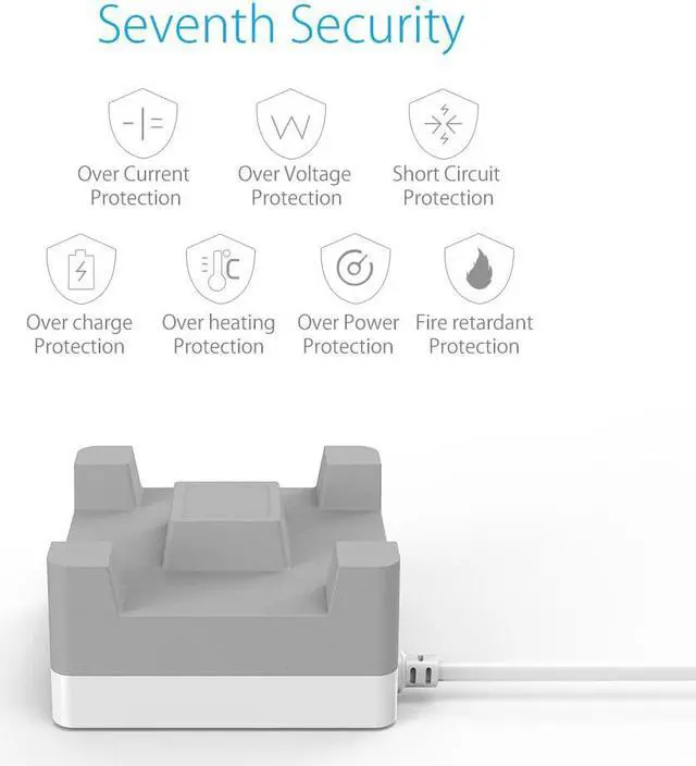 Alt view image 4 of 5 - USB Charger 4 Port Desktop Charger With Phone / Tablet Mount Charge for Mobile Phone